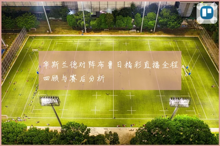 华斯兰德对阵布鲁日精彩直播全程回顾与赛后分析