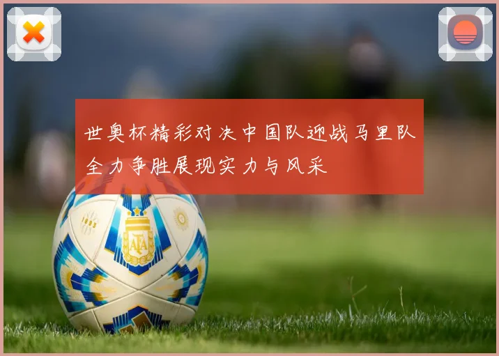 世奥杯精彩对决中国队迎战马里队全力争胜展现实力与风采